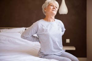 Picture of older woman with low back pain